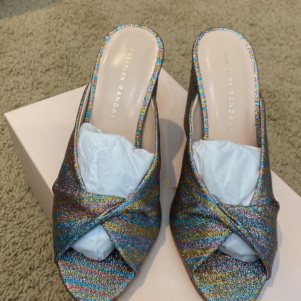 Loeffler Randall 6.5 rainbow color- Mules